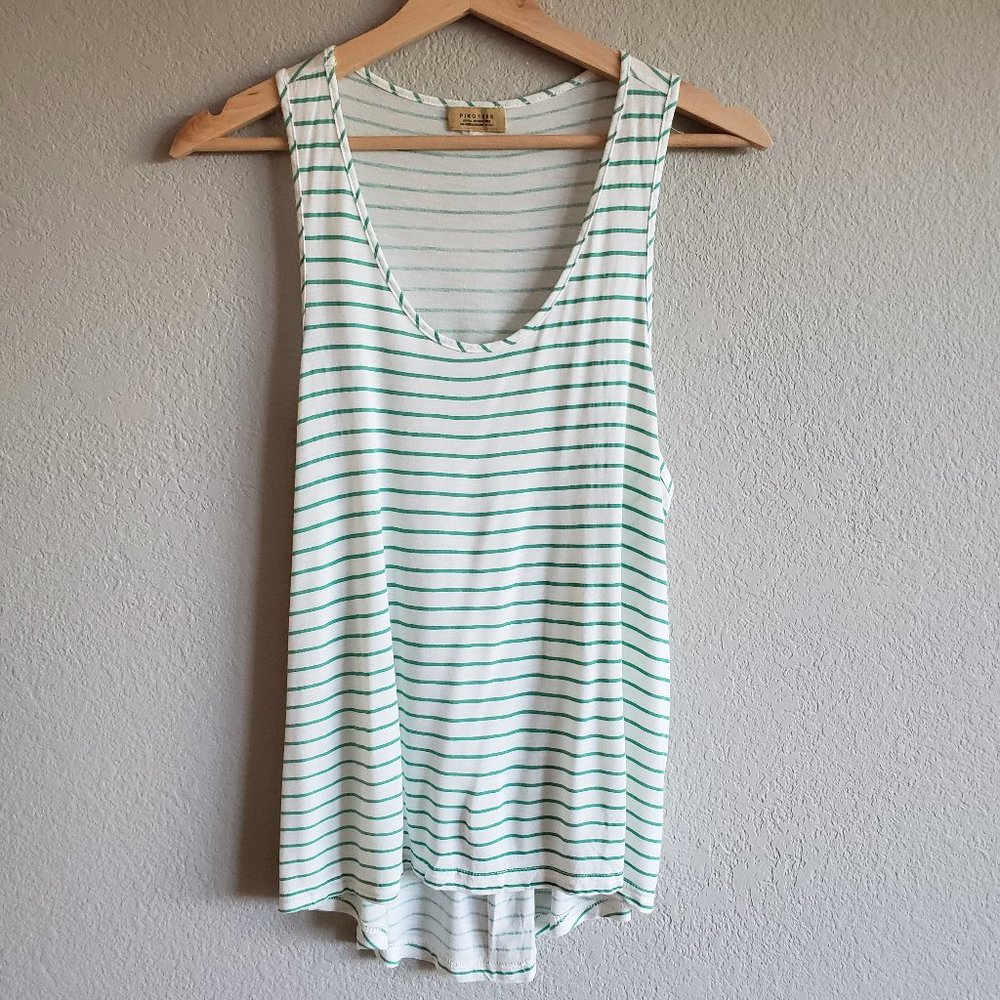 PIKO 1988 | Green White Striped Tank S